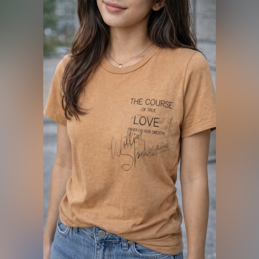 Forever 21 Shakespeare Graphic Tee Dark Academia BookTok Literary